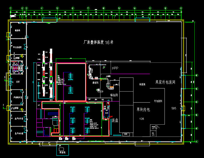 大型奶茶冷庫設(shè)計工程(施工圖)